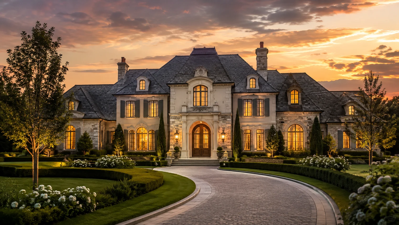 Classic luxury custom home