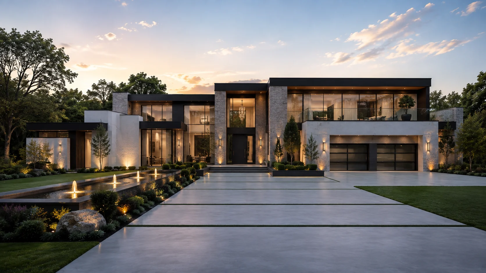 Modern luxury custom home